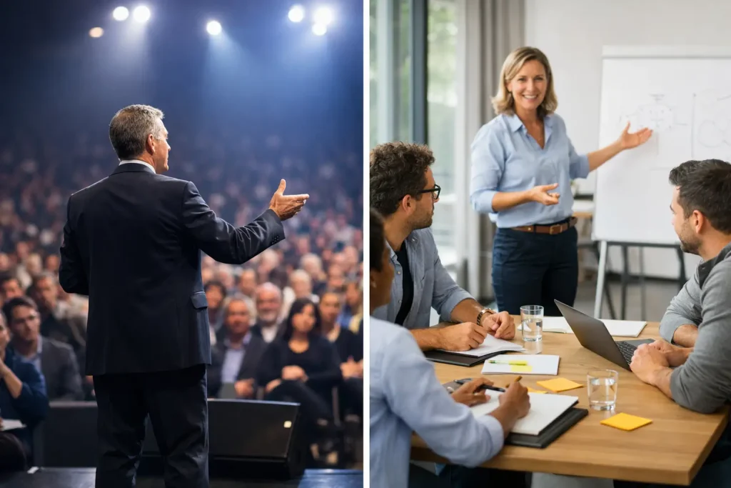 Keynote Speaker vs Workshop: Which Fits?